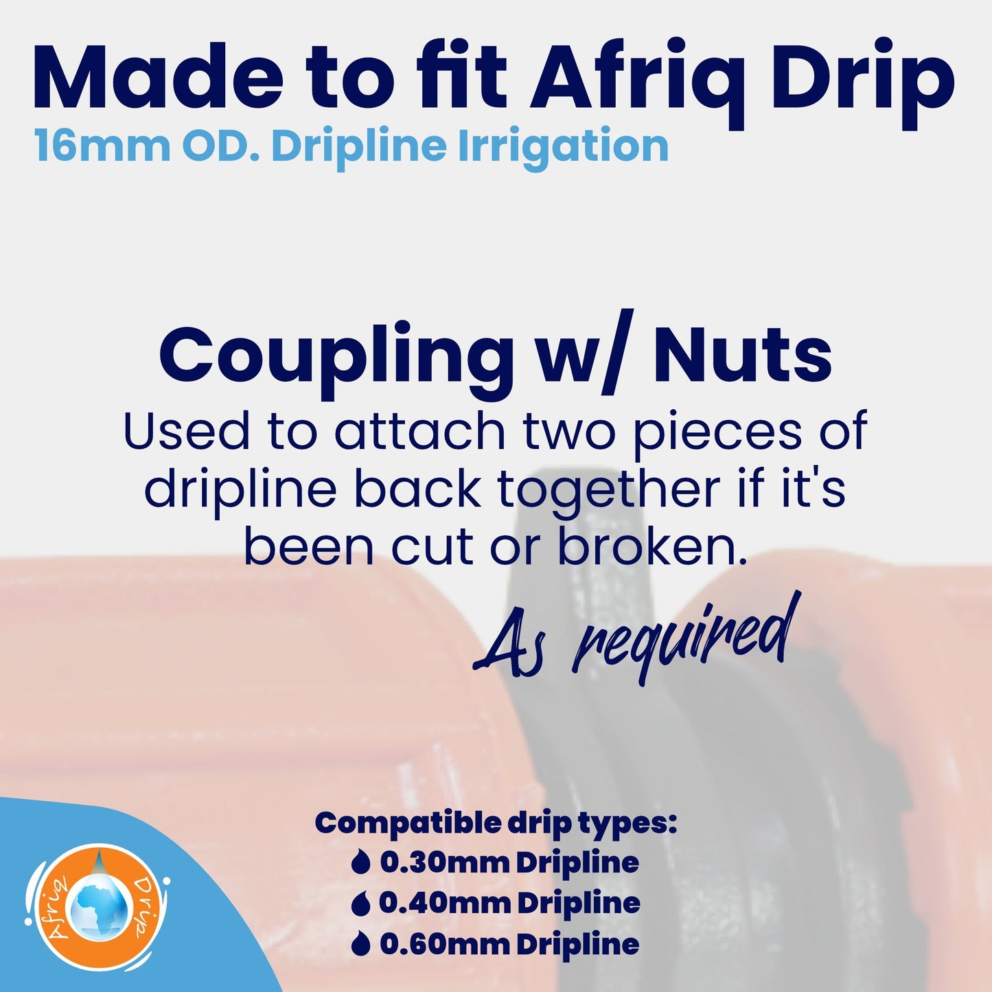 Irrigation OnlineDripline IrrigationCONN17/17NWith Nut