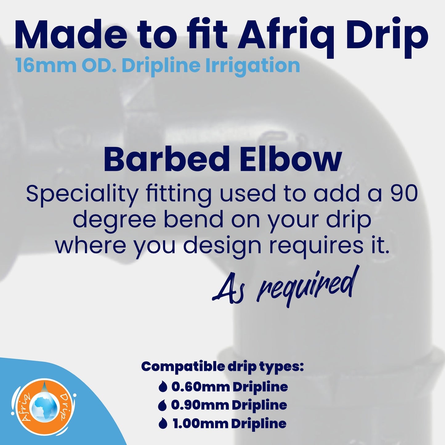 Irrigation OnlineDripline IrrigationECB16Elbow Barbed