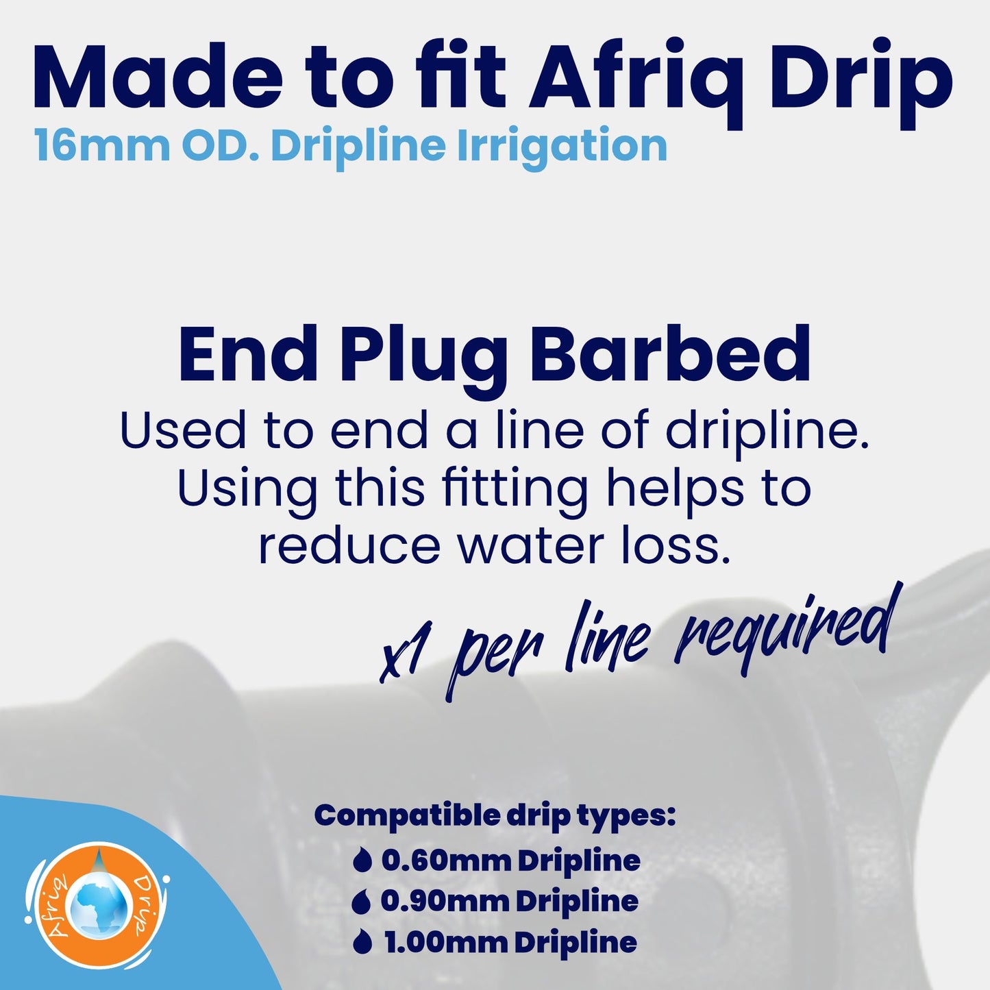 Irrigation OnlineDripline IrrigationECB16PLUGBarbed