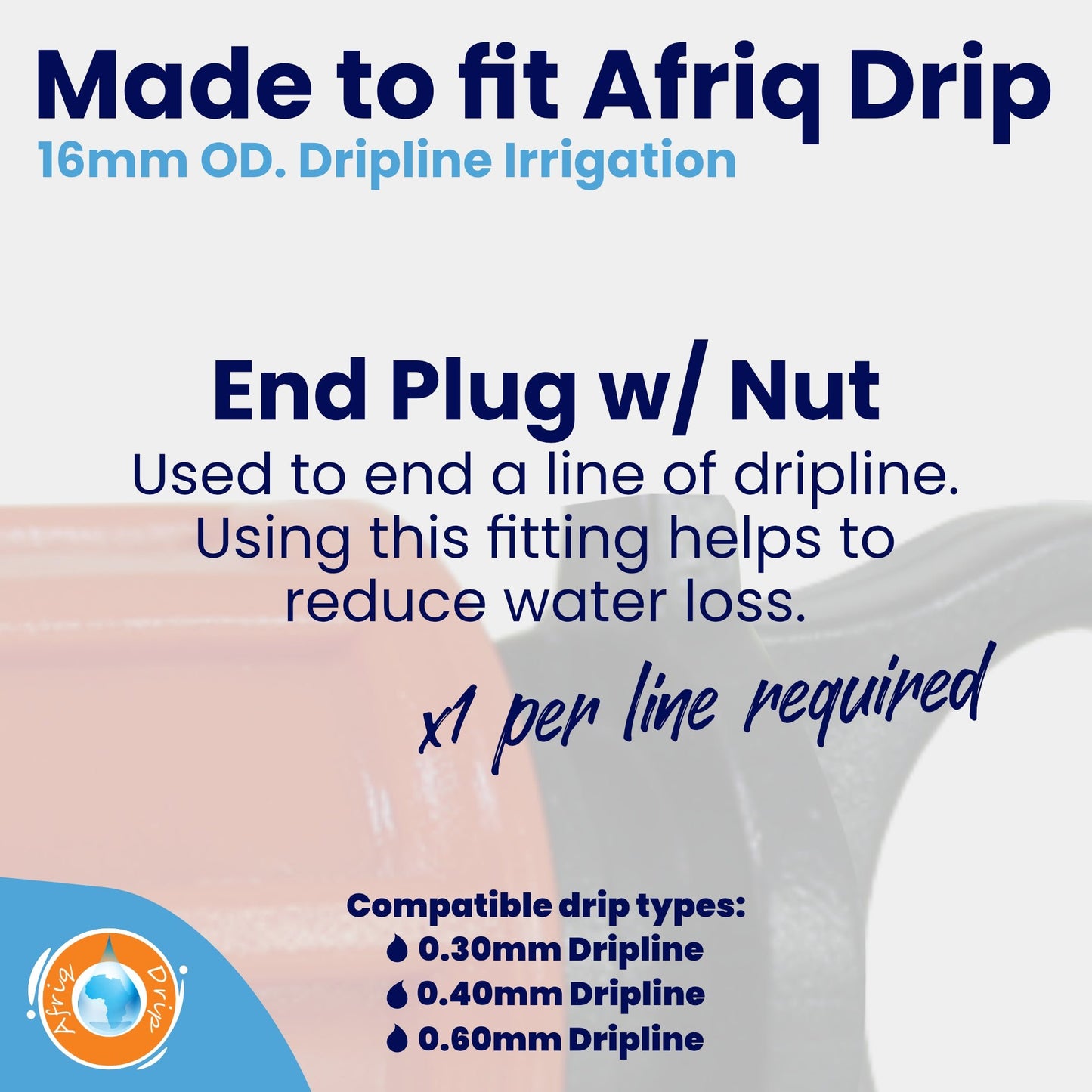 Irrigation OnlineDripline IrrigationECN17PLUGWith Nut