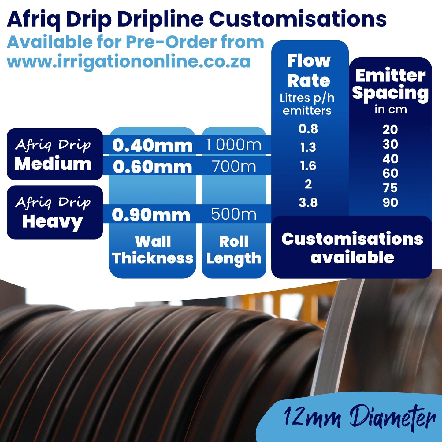 Irrigation OnlineDripline IrrigationIPM402002010000.40mm20cm