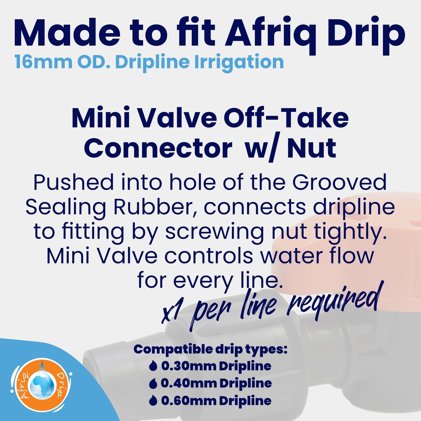 Irrigation OnlineDripline IrrigationMini ValveWith Nut