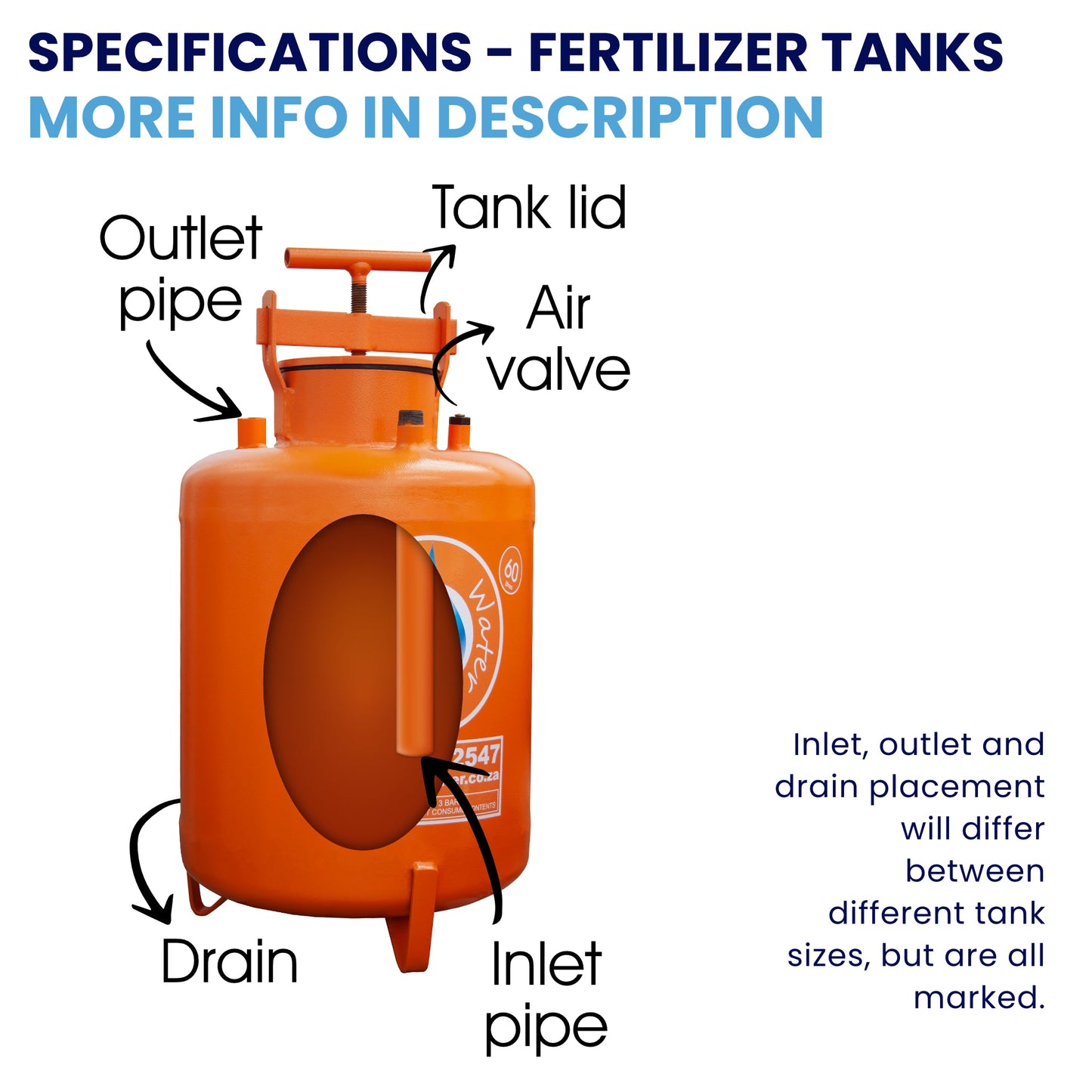 Irrigation OnlineFertilizer Tanks Systems60 liters