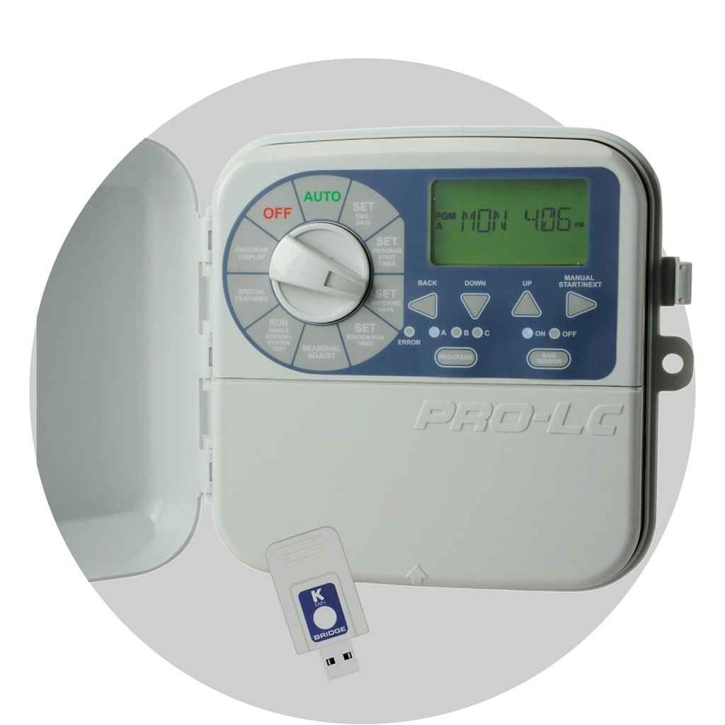 K-Rain PRO LC Indoor/Outdoor Wifi-Ready Irrigation Controller Range
