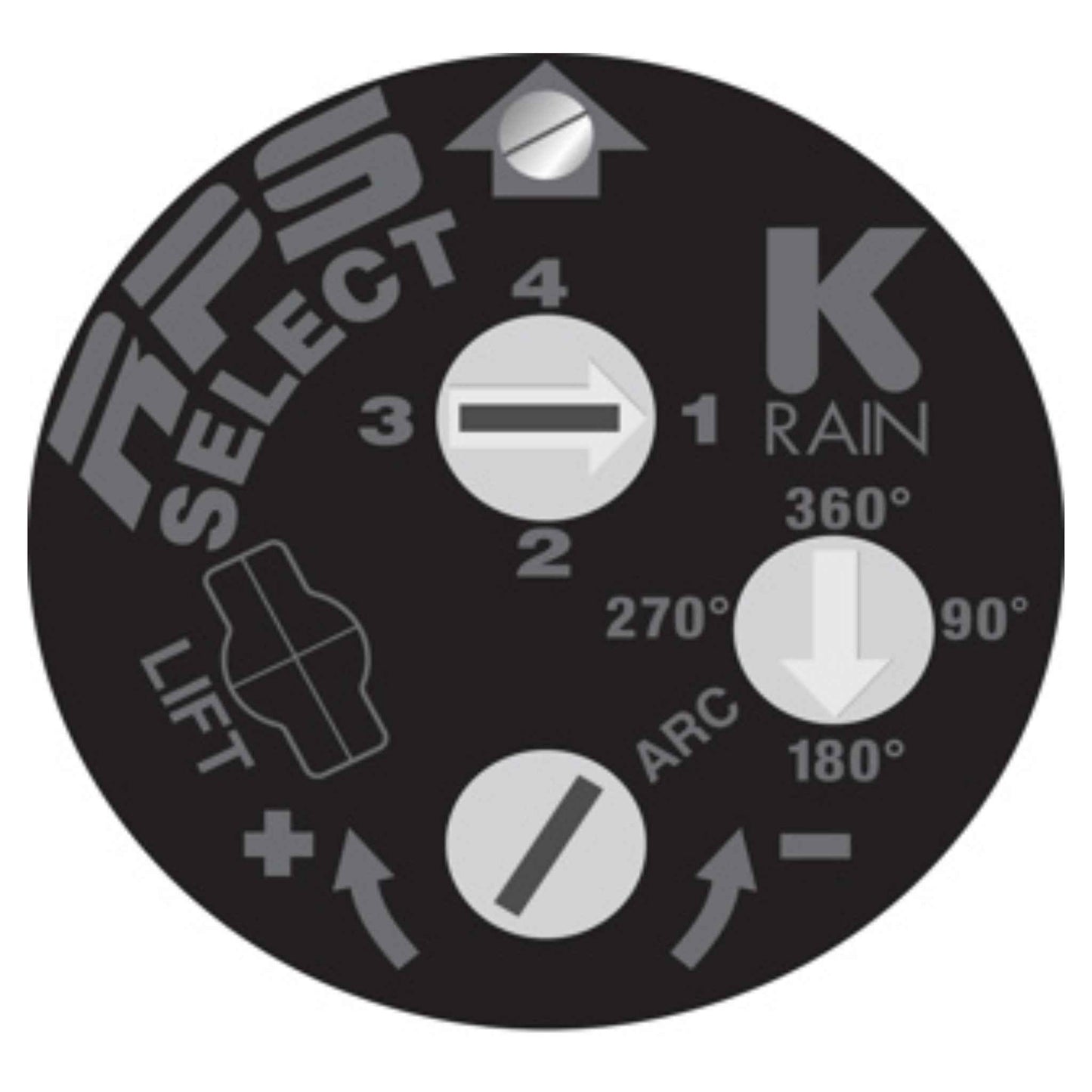 K-Rain RPS Select Rotor Sprinkler