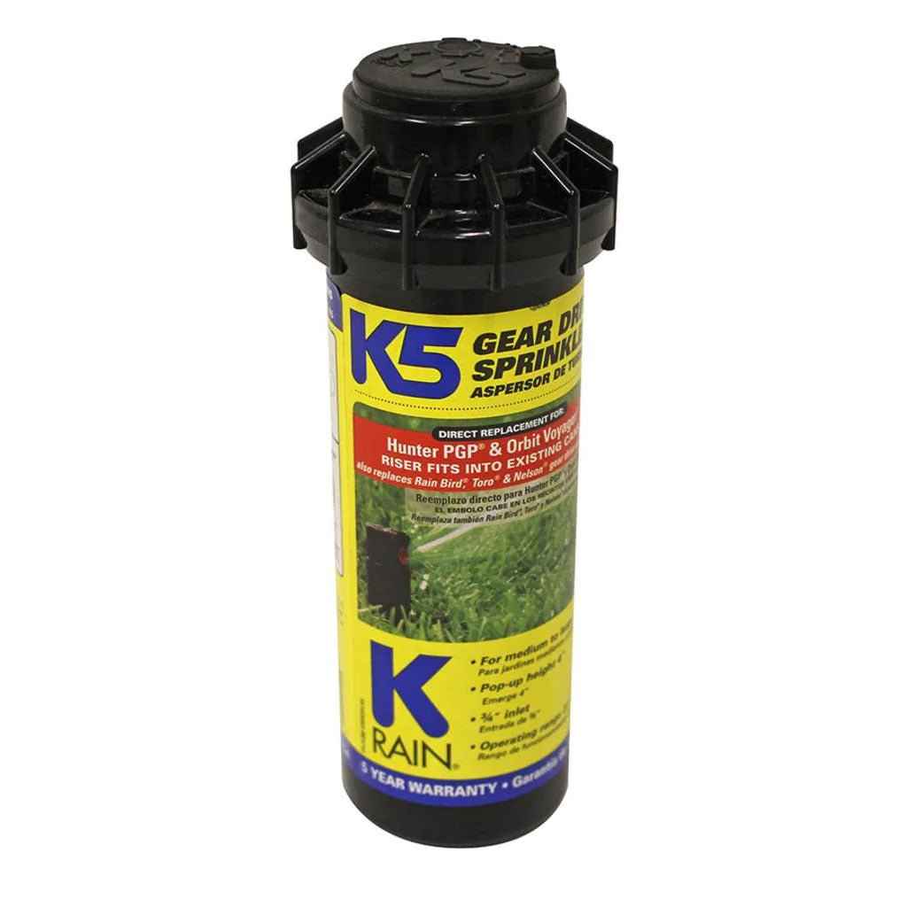 K-Rain K Range Sprayers and Gear Driven Sprinklers