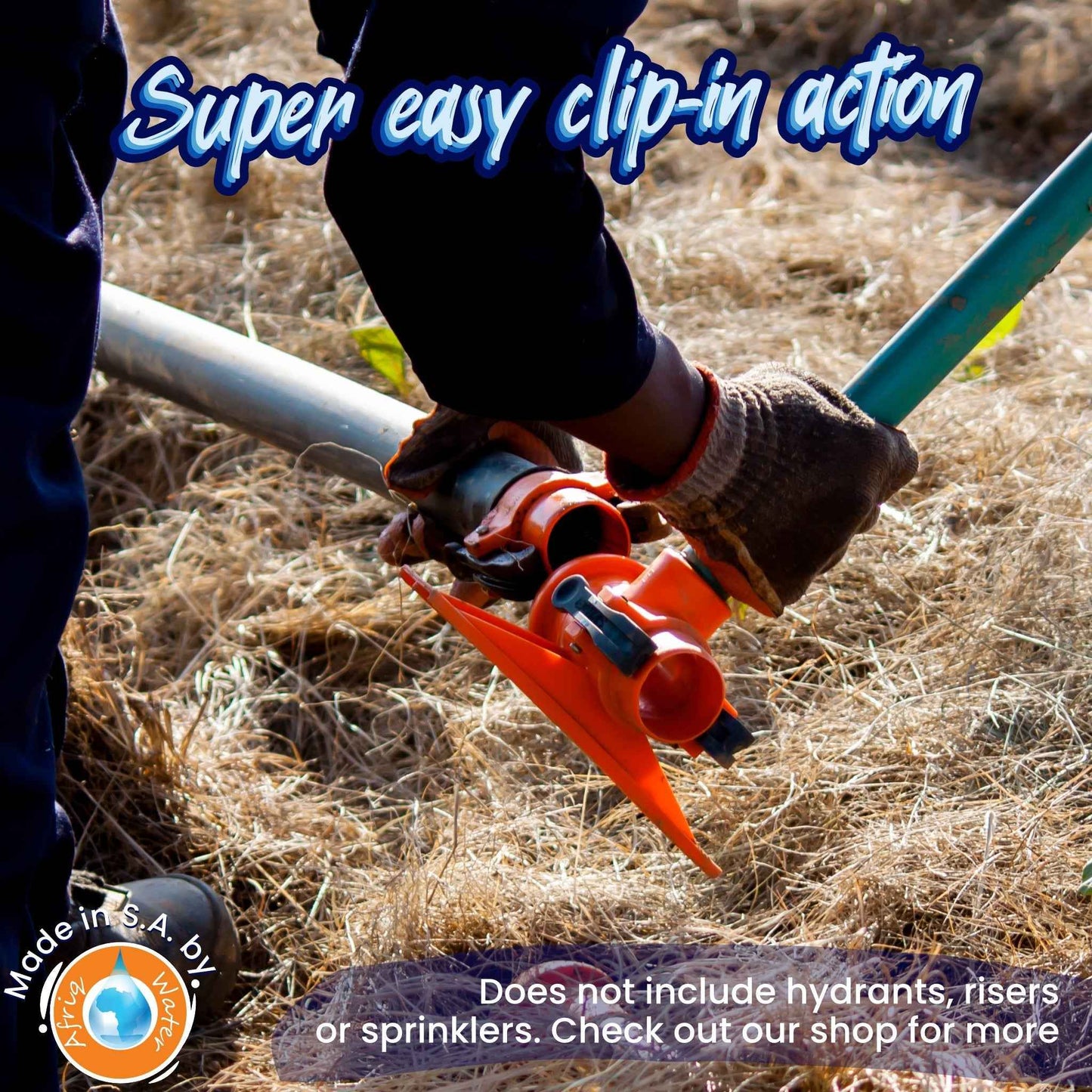 Afriq Water Quick Coupling HPDE Sprinkler Irrigation Pipes