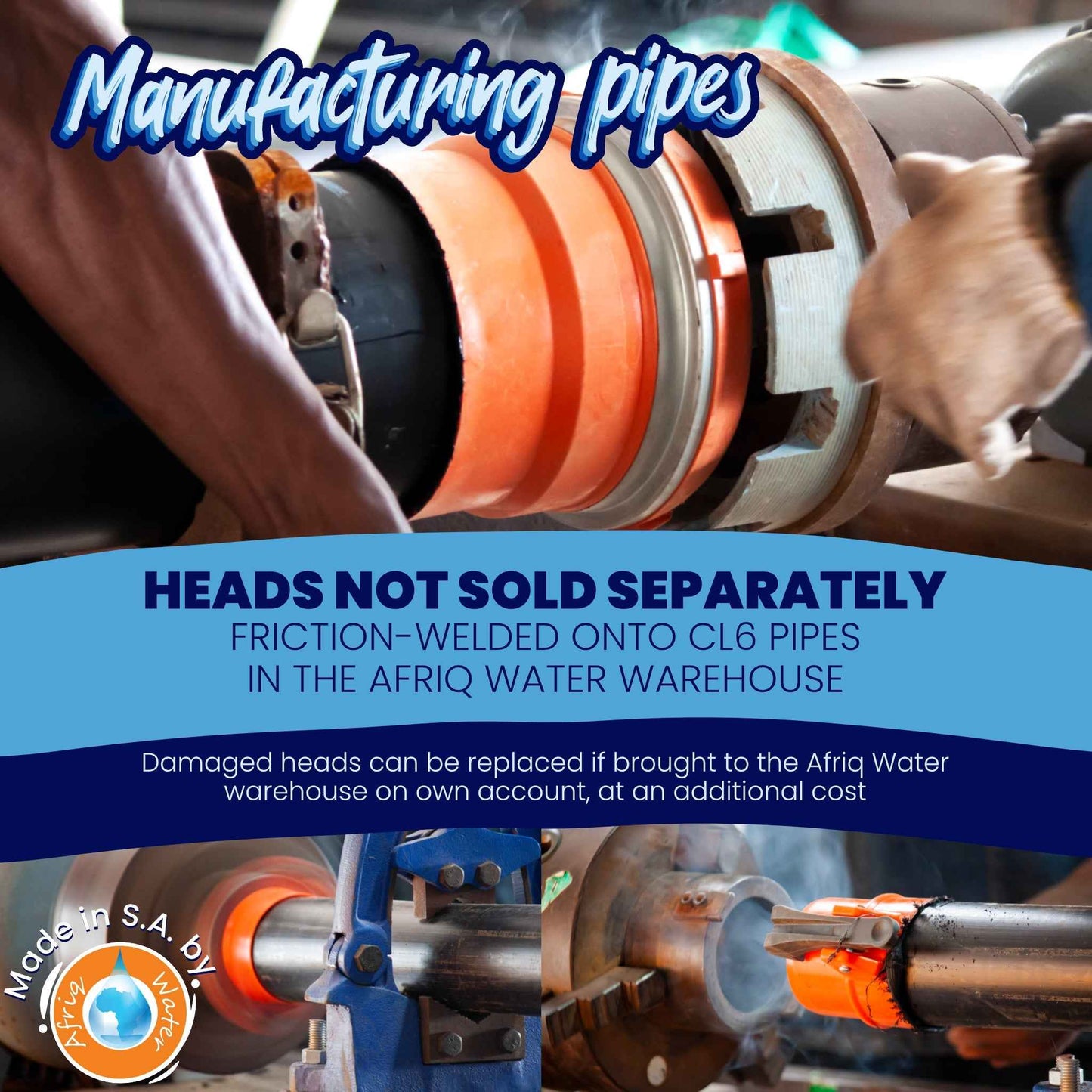 Afriq Water Quick Coupling HPDE Sprinkler Irrigation Pump Connections