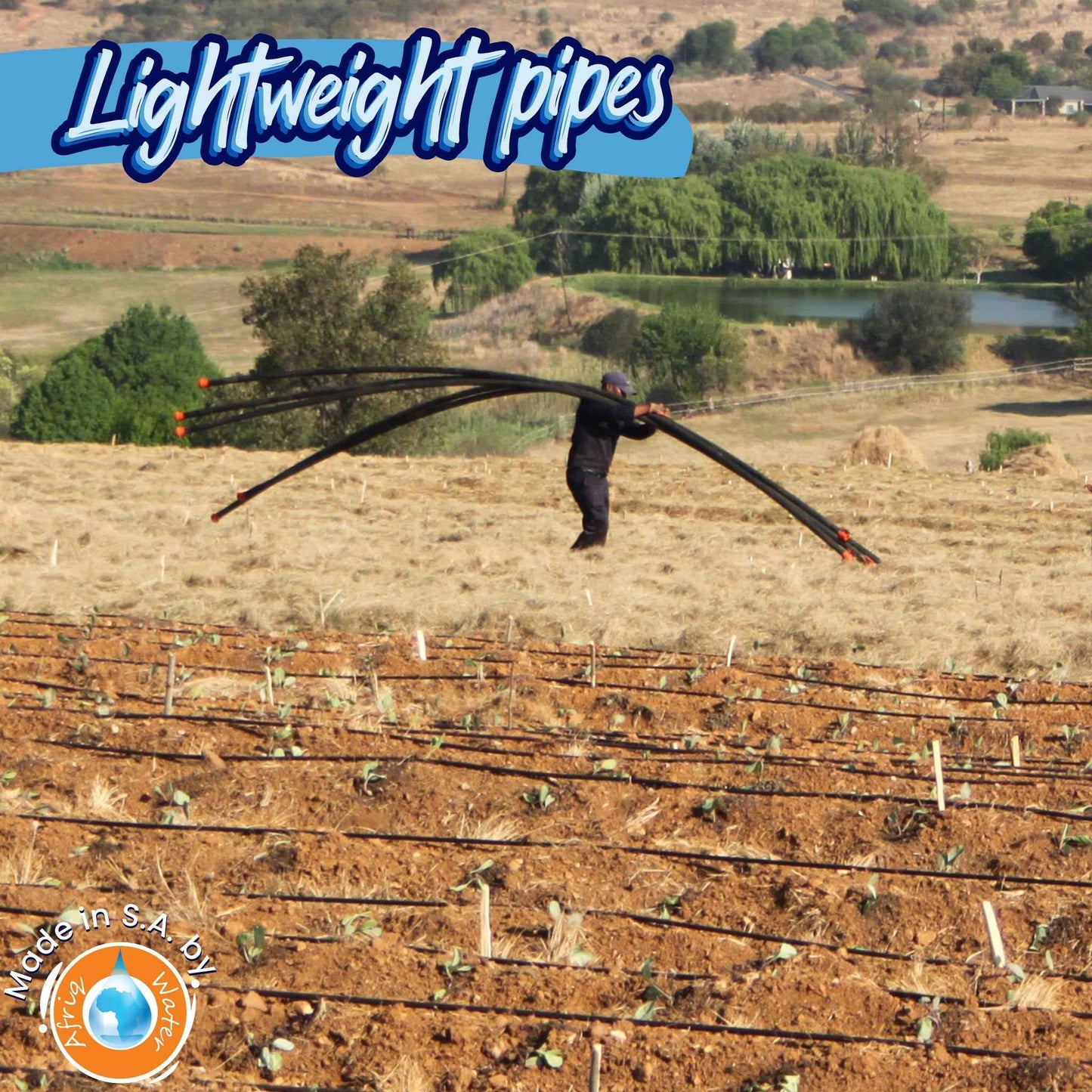 Afriq Water Quick Coupling HPDE Sprinkler Irrigation Pipes