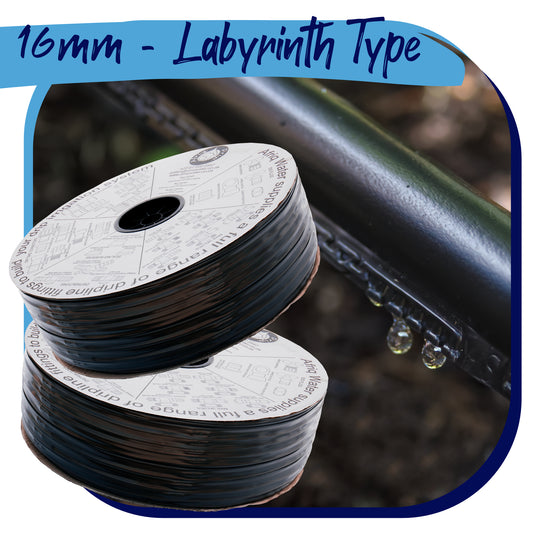 Afriq Drip 16mm OD Non-PC Labyrinth Type Dripline Irrigation 3 l/h