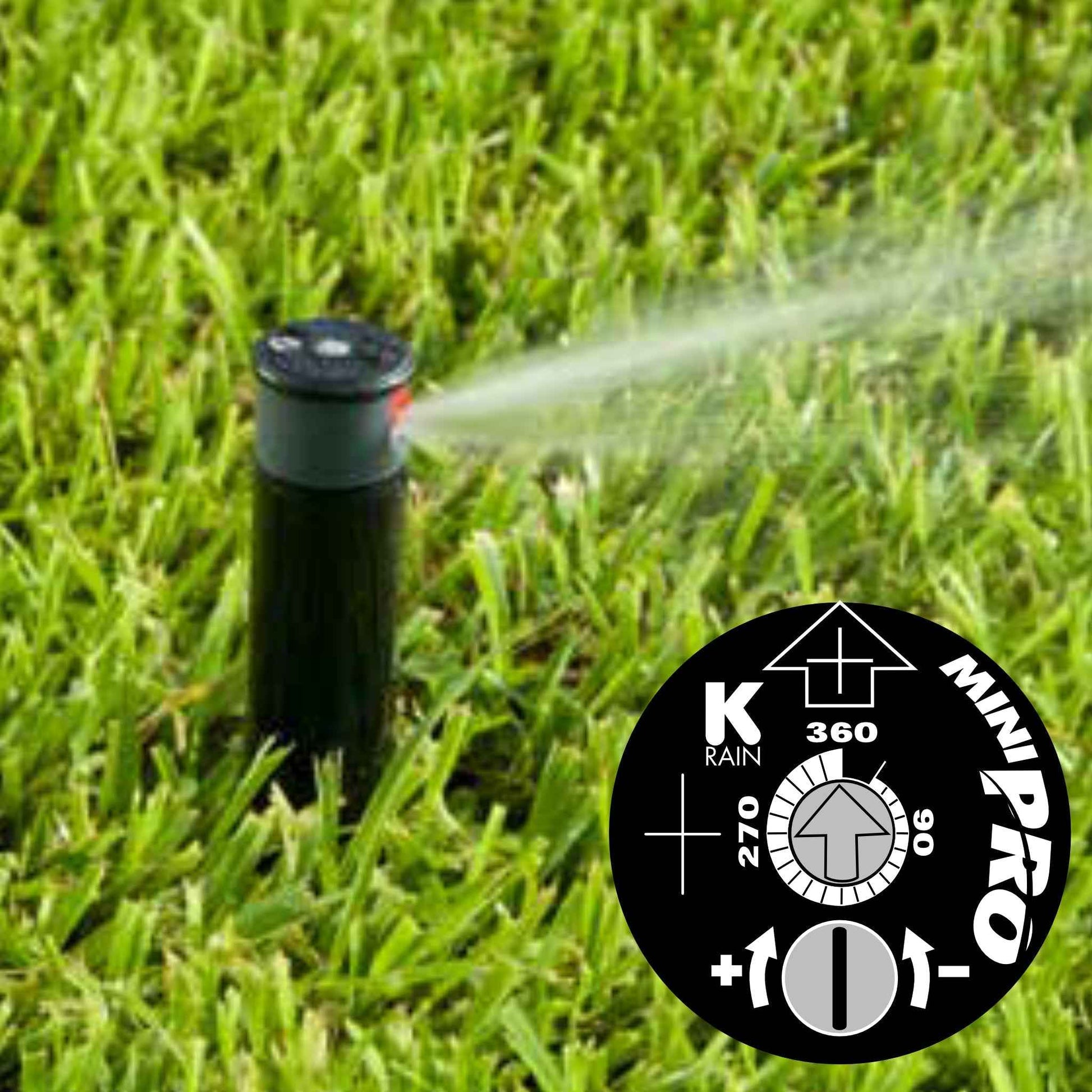K-Rain Mini Pro Gear Driven Sprinkler