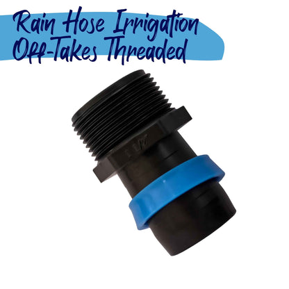 Afriq Water Rain Hose Irrigation Off-Takes Male Threaded (Pack of 2)